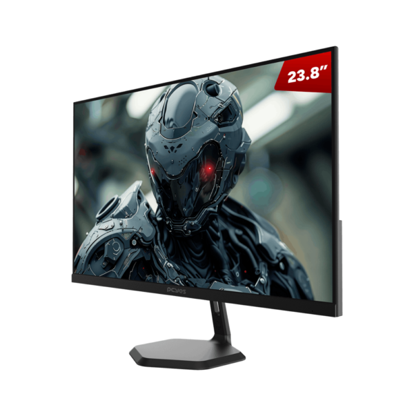 Monitor Gamer Pcyes Quartzo Q23F 23.8" Flat Fhd Ips 100Hz 5Ms Hdmi/Vga Freesync Black Vulcan Pmgq23F100Bv