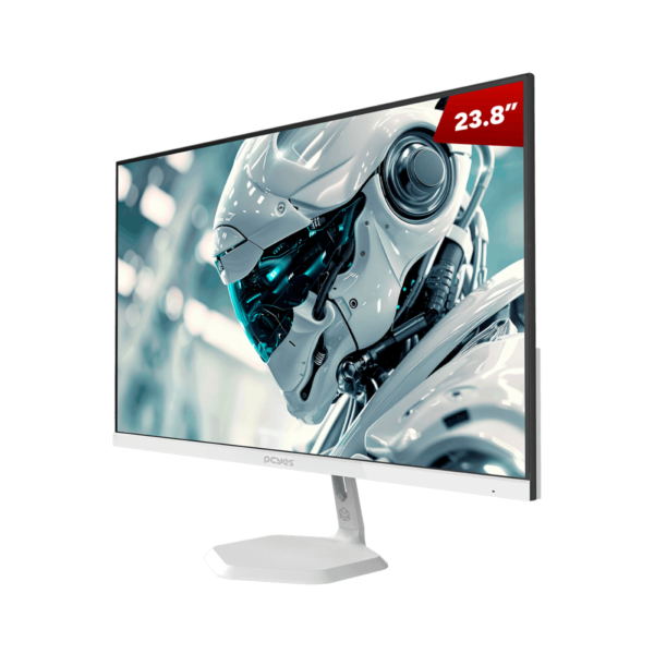 Monitor Gamer Pcyes Quartzo Q23F 23.8" Flat Fhd Ips 100Hz 5Ms Hdmi/Vga Freesync White Ghost Pmgq23F100Wg