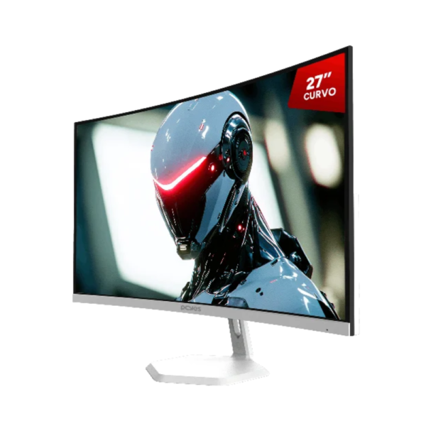 Monitor Gamer Pcyes Quartzo Q27C 27" Curvo Fhd Va 100Hz 5Ms Hdmi/Vga Freesync White Ghost Pmgq27C100Wg