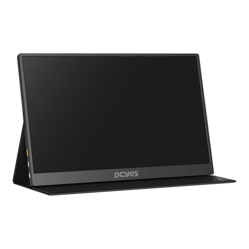 Monitor Portátil Pcyes Quartzo Q15F 15,6" Flat Fhd Ips 60Hz 5Ms Mini Hdmi/Usb Type-C Black Vulcan Pmpq15F60Bv - Imagem 2