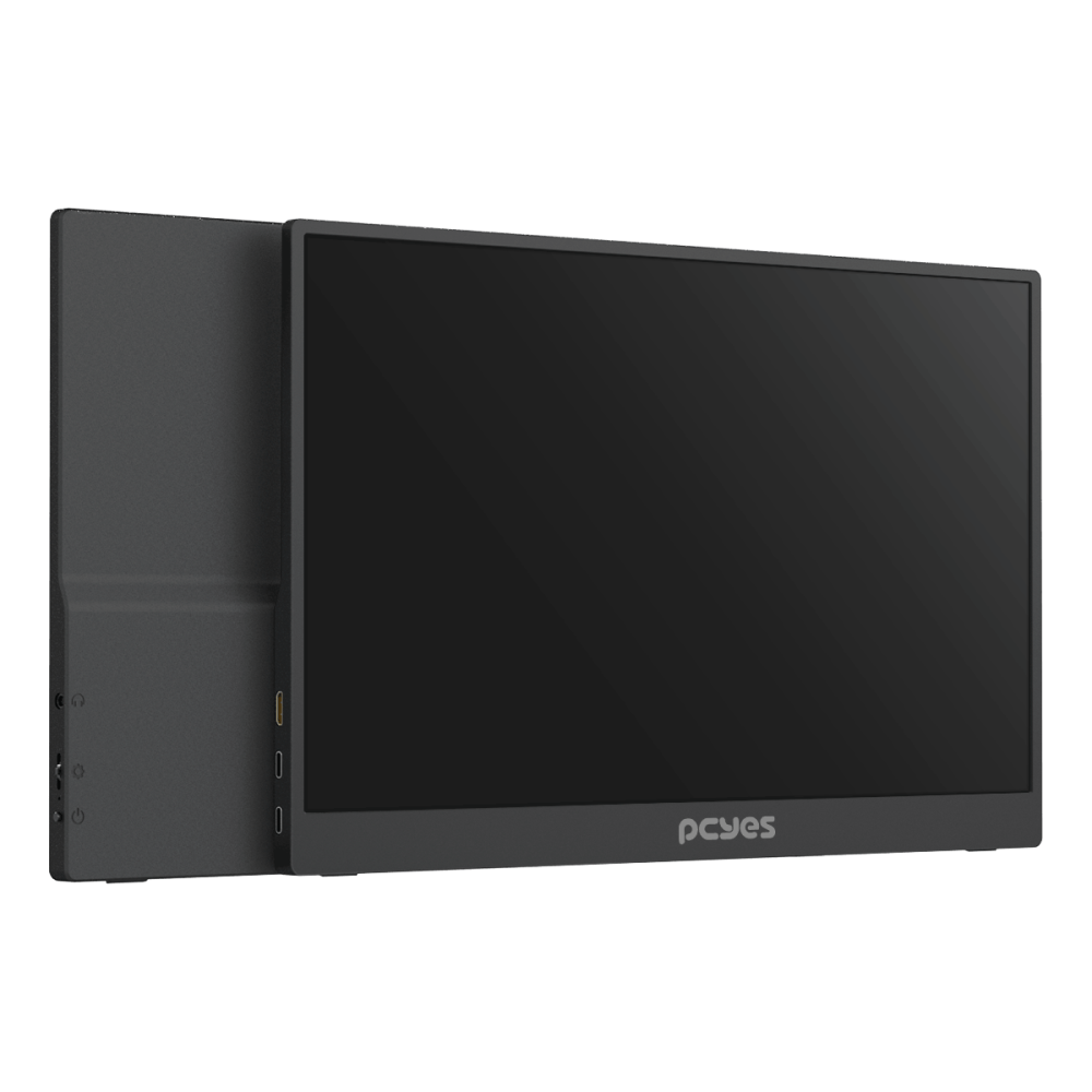 Monitor Portátil Pcyes Quartzo Q15F 15,6" Flat Fhd Ips 60Hz 5Ms Mini Hdmi/Usb Type-C Black Vulcan Pmpq15F60Bv - Imagem 3