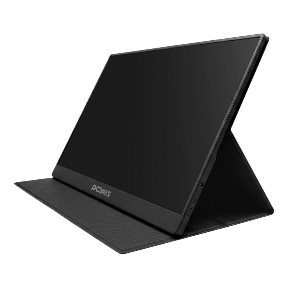 Monitor Portátil Pcyes Quartzo Q15F 15,6" Flat Fhd Ips 60Hz 5Ms Mini Hdmi/Usb Type-C Black Vulcan Pmpq15F60Bv - Imagem 4