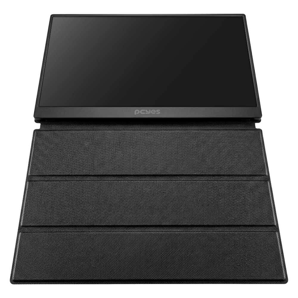 Monitor Portátil Pcyes Quartzo Q15F 15,6" Flat Fhd Ips 60Hz 5Ms Mini Hdmi/Usb Type-C Black Vulcan Pmpq15F60Bv - Imagem 5