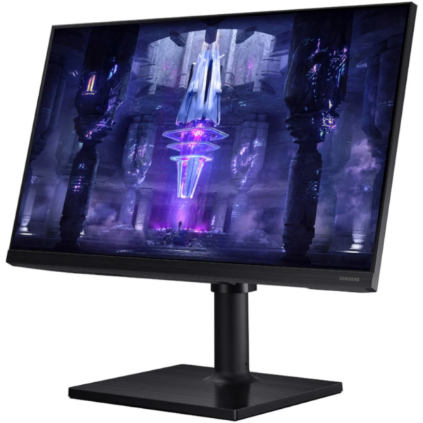 Monitor Samsung Gamer Odyssey G30 24" Fhd 144Hz 1Ms Freesync Hdmi Dp Ajuste Altura Pivot Inclinaçao - Ls24Bg300Elmzd